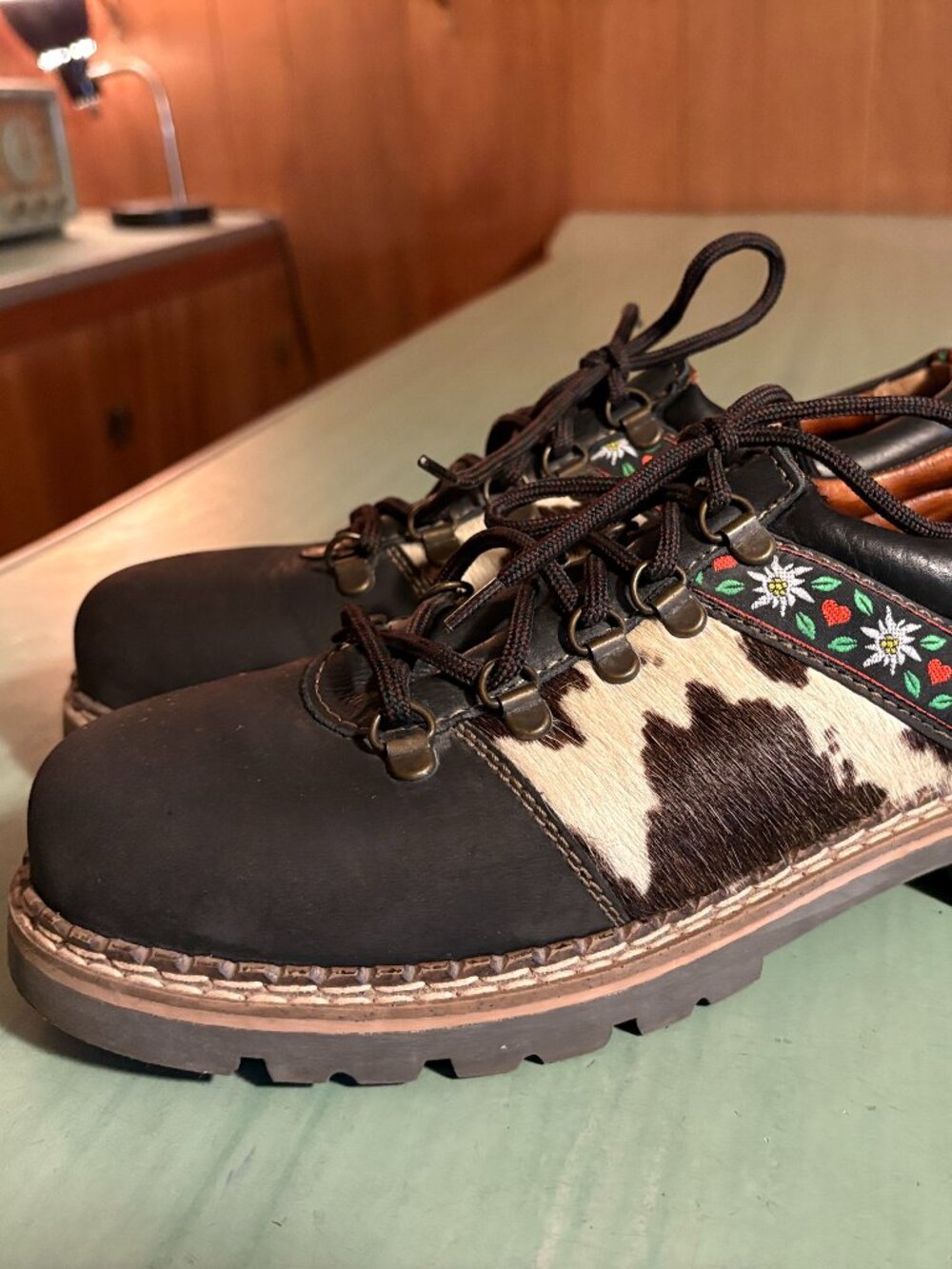 Vintage Womens Josef Seibel Cowhide Comfort Hiking Shoes EU 41 US Size 10 / 10.5